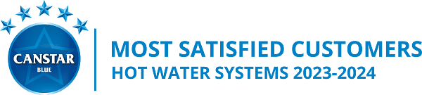 Solahart has been awarded Best Rated Hot Water System Winner by Canstar Blue